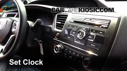 2015 Honda Civic LX 1.8L 4 Cyl. Coupe Clock Set Clock